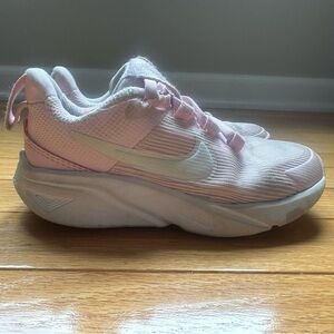 Nike Light Pink and White Athletic Shoes